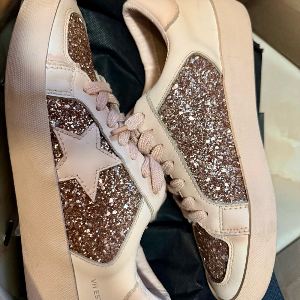 Vintage Havana Pink Glitter Sneakers - Picture 4 of 15